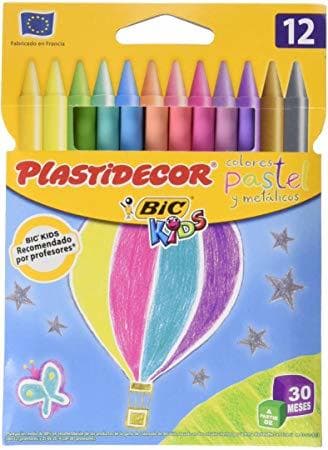 Producto Plastidecor colores pastel y metálicos