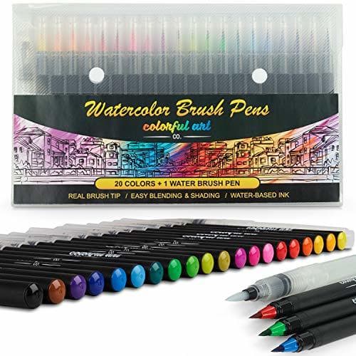 Producto Colorful Art Co Set Rotuladores punta pincel acuarela