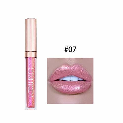 Electronic KHKJ Metallic Lipgloss Plumper Make Up Lip Stain Holographic Lipgloss Shimmer Glow