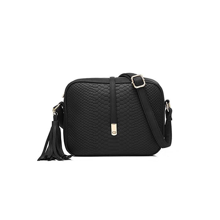 Fashion Realer Pequeño cuero Crossbody monederos y bolsos con correa para el hombro