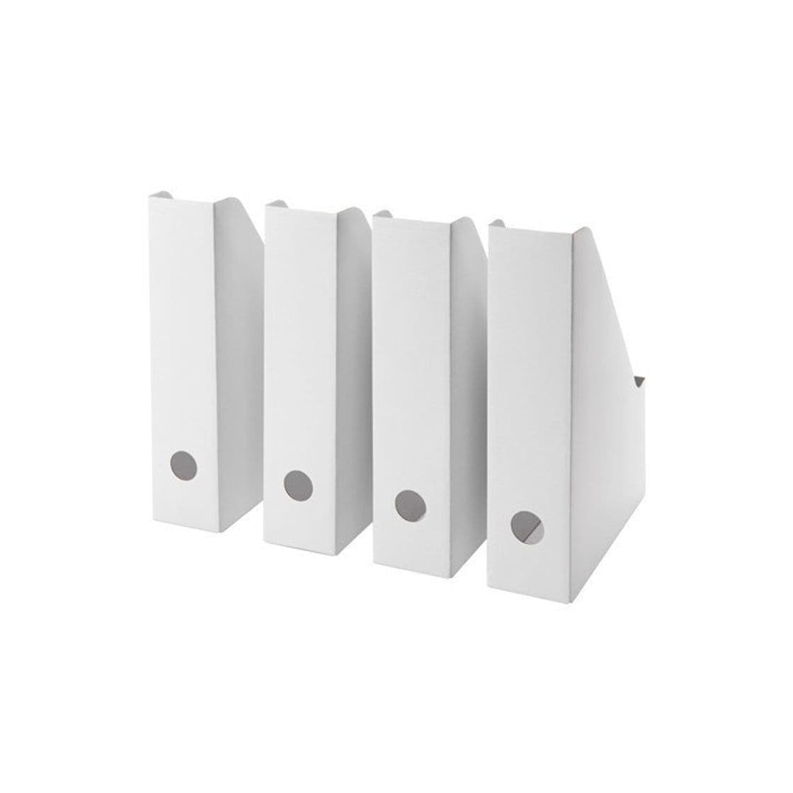 Home Ikea Fluns revistero en color blanco; 4 unidades