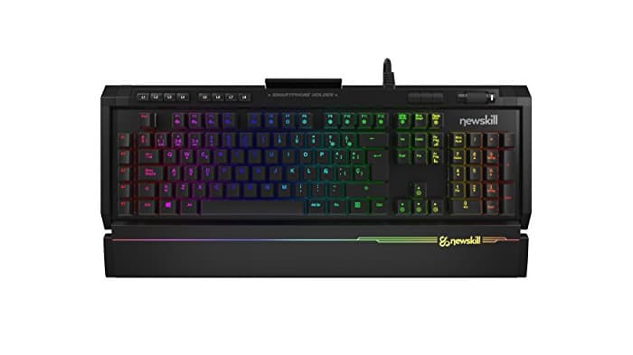 Electrónica Newskill Aura - Teclado mecánico Gaming RGB