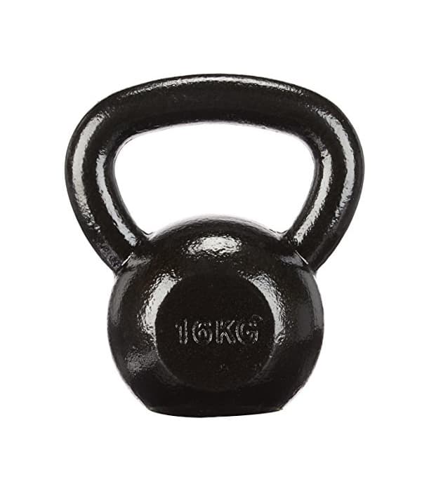 Fitness AmazonBasics - Pesa rusa de hierro fundido