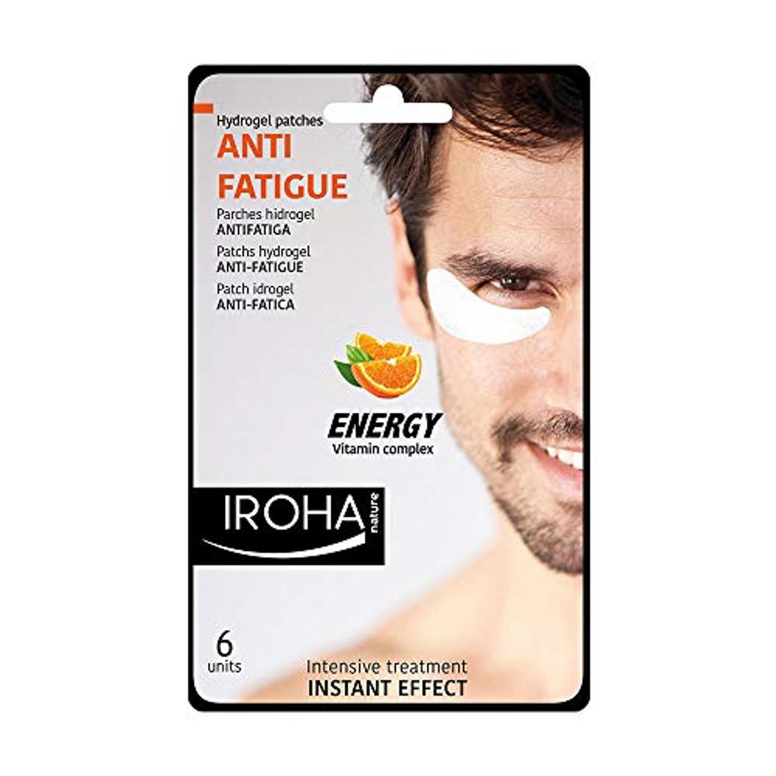 Place Iroha Nature - Parches Hidrogel para Ojos, Antifatiga con Vitamina C, para