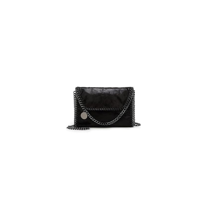 Producto Valleycomfy bolso de mujer elegante bolso de hombro correa de cadena metálica