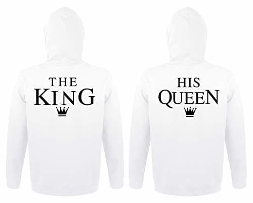 Moda Blondie & Brownie The King & His Queen - Sudadera con Capucha