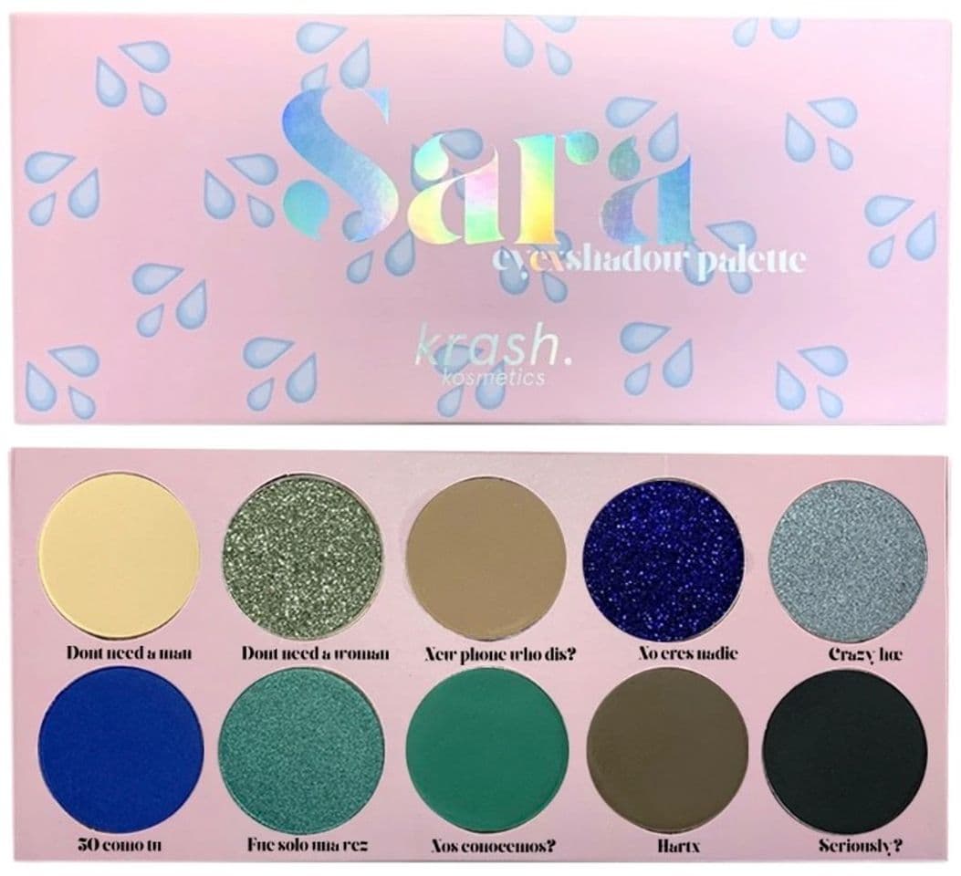 Fashion Paleta de Sombras eyEXshadow Palette - Sara – Krash Kosmetics