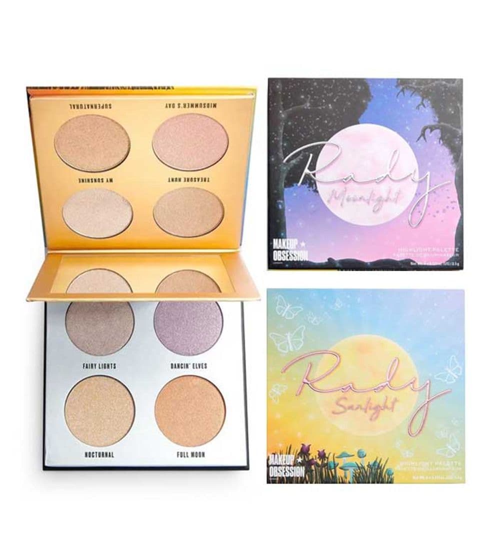 Fashion Makeup Obsession X Rady Moonlight / Sunlight Highlighter Palette 