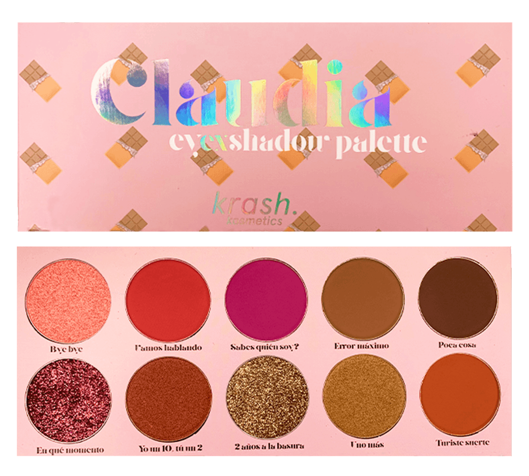 Fashion Paleta de Sombras eyEXshadow Palette - Claudia – Krash Kosmetics