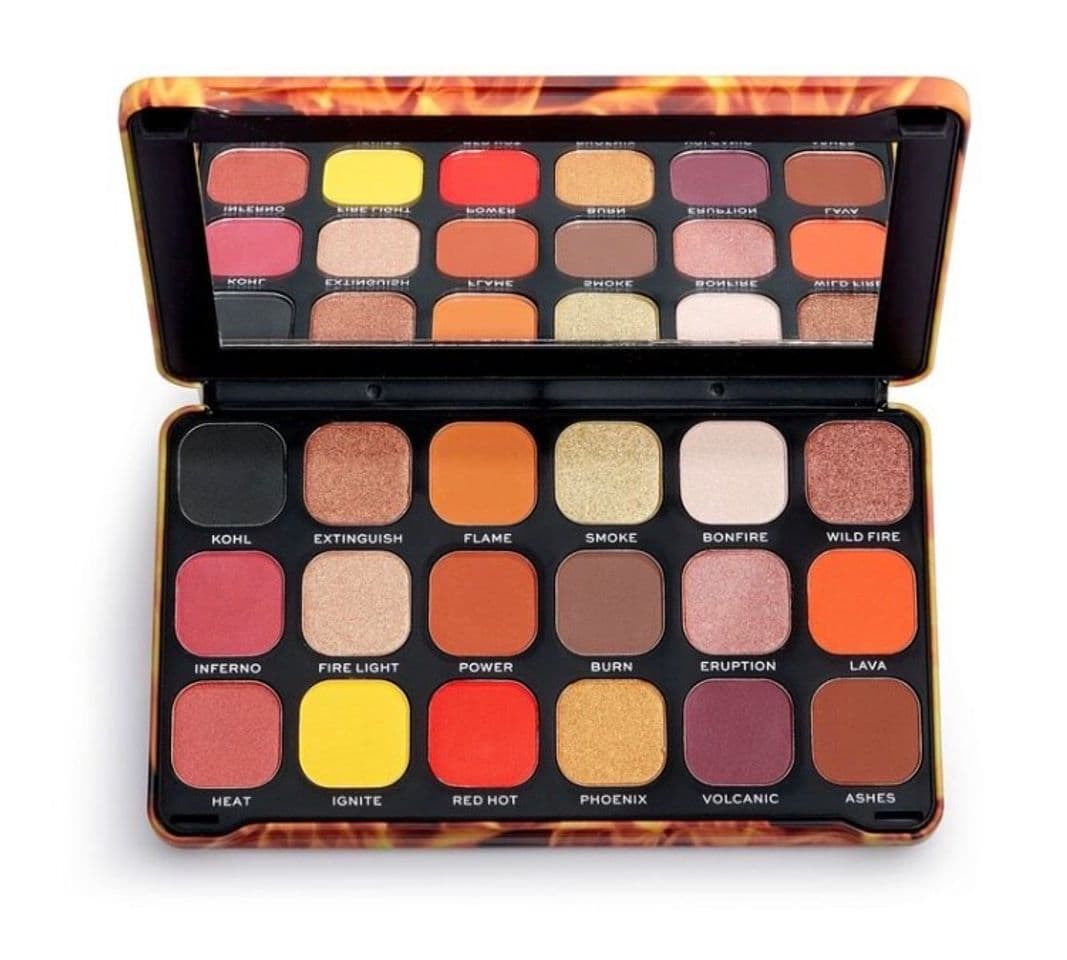 Fashion Makeup Revolution Forever Flawless Fire Eyeshadow Palette