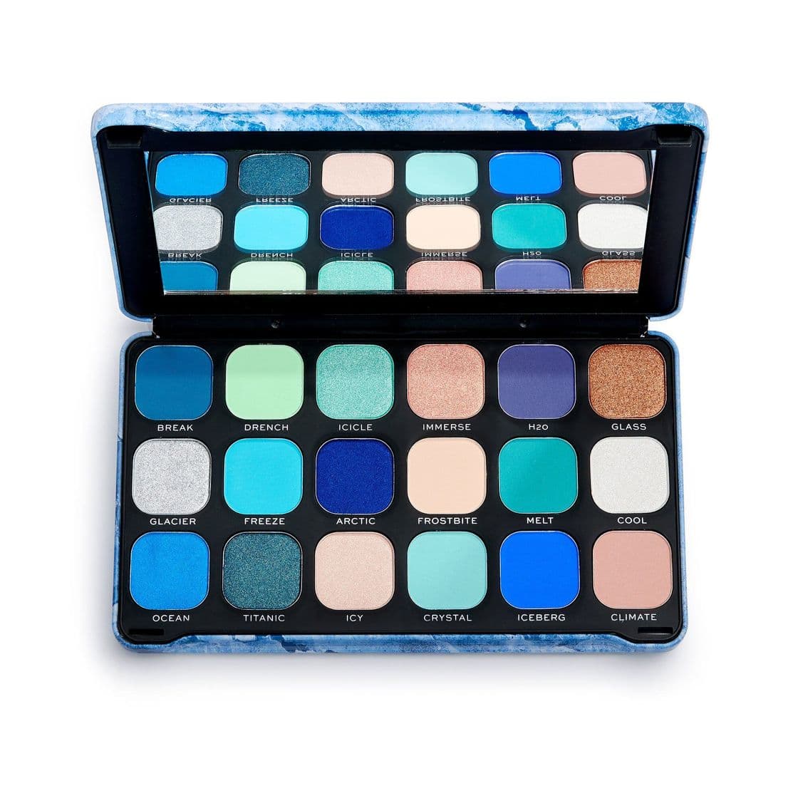 Fashion Makeup Revolution Forever Flawless Ice Eyeshadow Palette