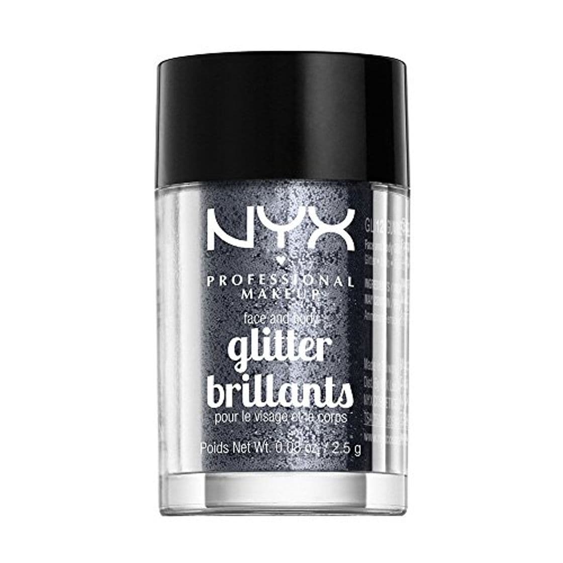 Fashion Nyx Professional Makeup - Face & Body Glitter - GLI12: Gunmetal