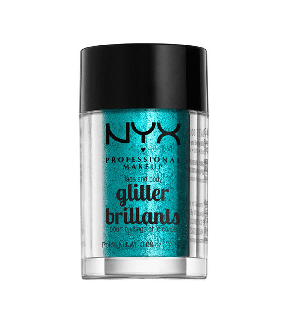 Fashion Nyx Professional Makeup - Face & Body Glitter - GLI03: Teal