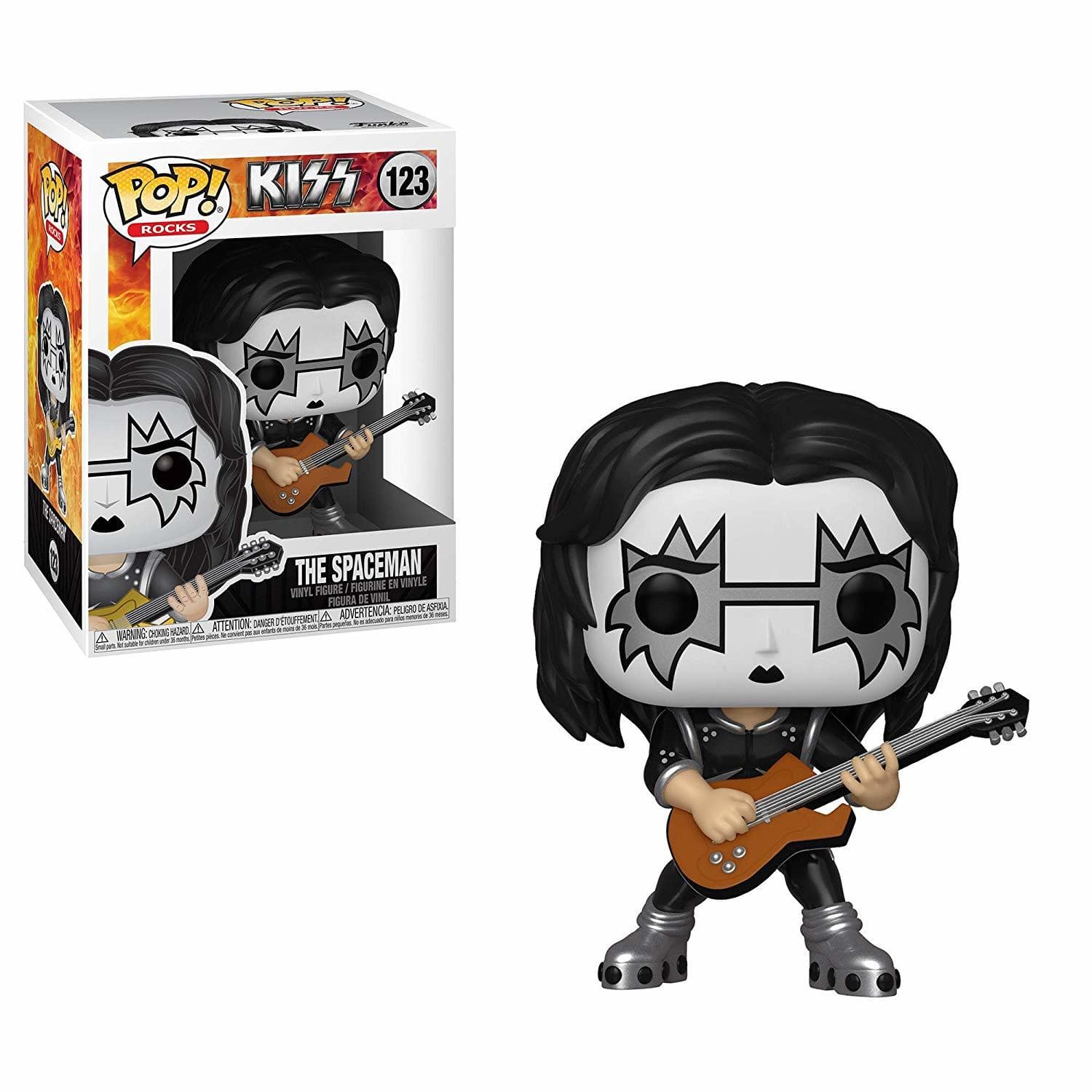 Juego Funko- Pop Vinilo: Kiss: Spaceman Figura Coleccionable, Multicolor, Estándar