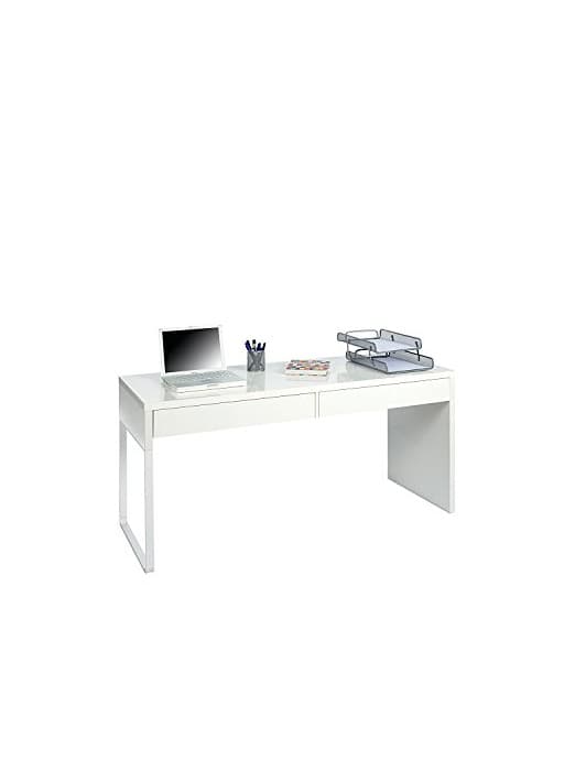 Home Habitdesign - Mesa Escritorio, Mesa de Ordenador Modelo Touch, Medidas: 138 cm