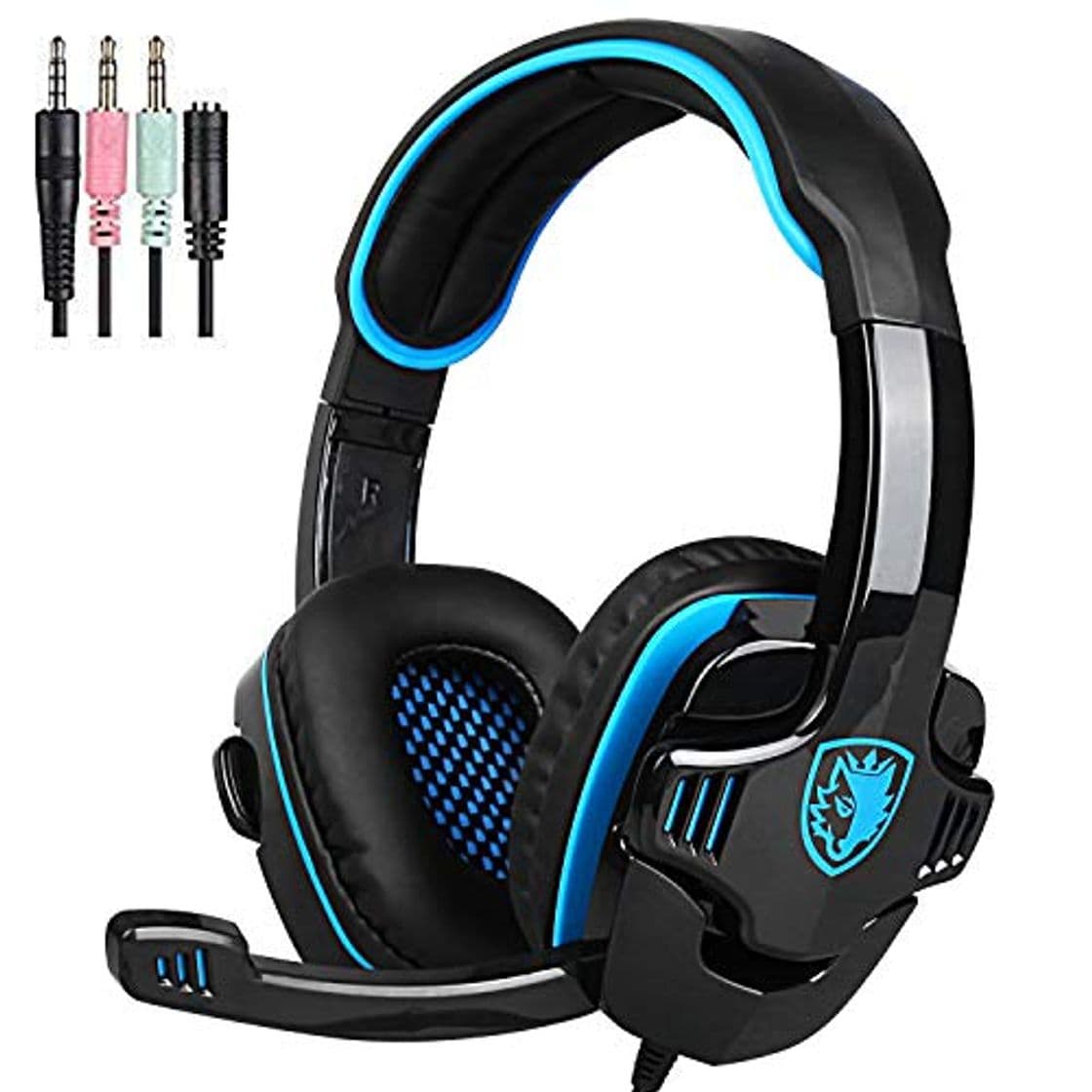 Product SADES SA805 Gaming Headset - Auriculares gaming over-ear auriculares para juegos con