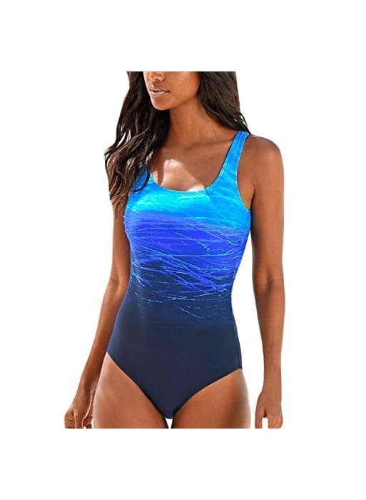 Fashion Aleumdr Mujer Traje de baño Push up Bañador de Mujer sin Aros