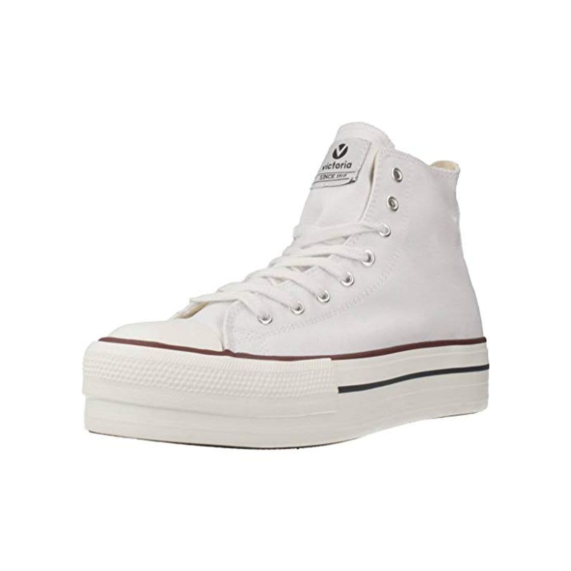 Producto Victoria Tribu Doble Botin Lona, Zapatillas Unisex Adulto, Blanco