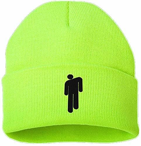 Moda Billie Eilish Gorro de algodón Casual para Hombres, Mujeres, Gorro de Invierno