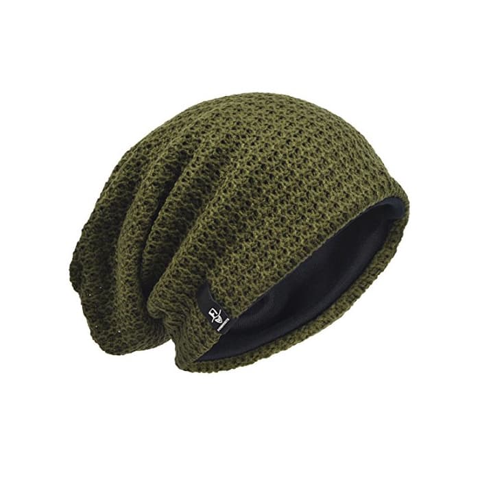 Moda Hombre Gorro de Punto Slouch Beanie Knit Invierno Verano Hat