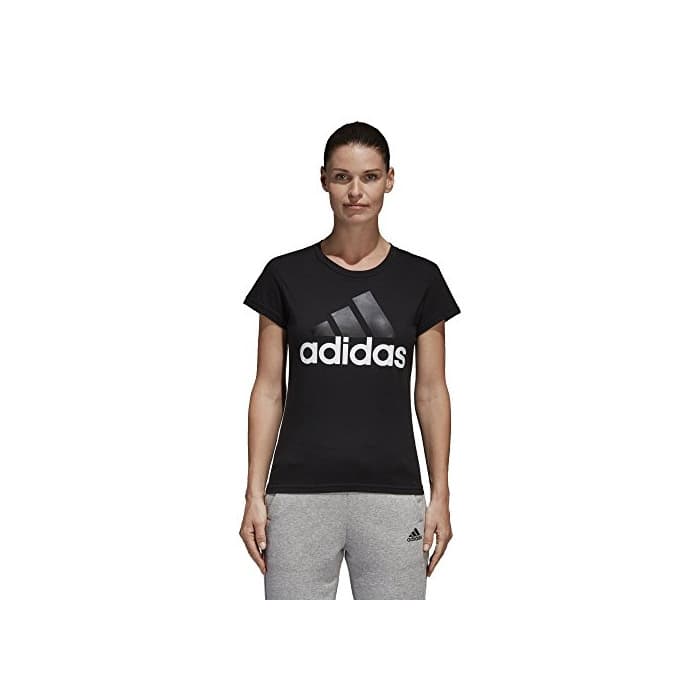 Fitness adidas ESS Li SLI tee Camiseta, Mujer, Negro