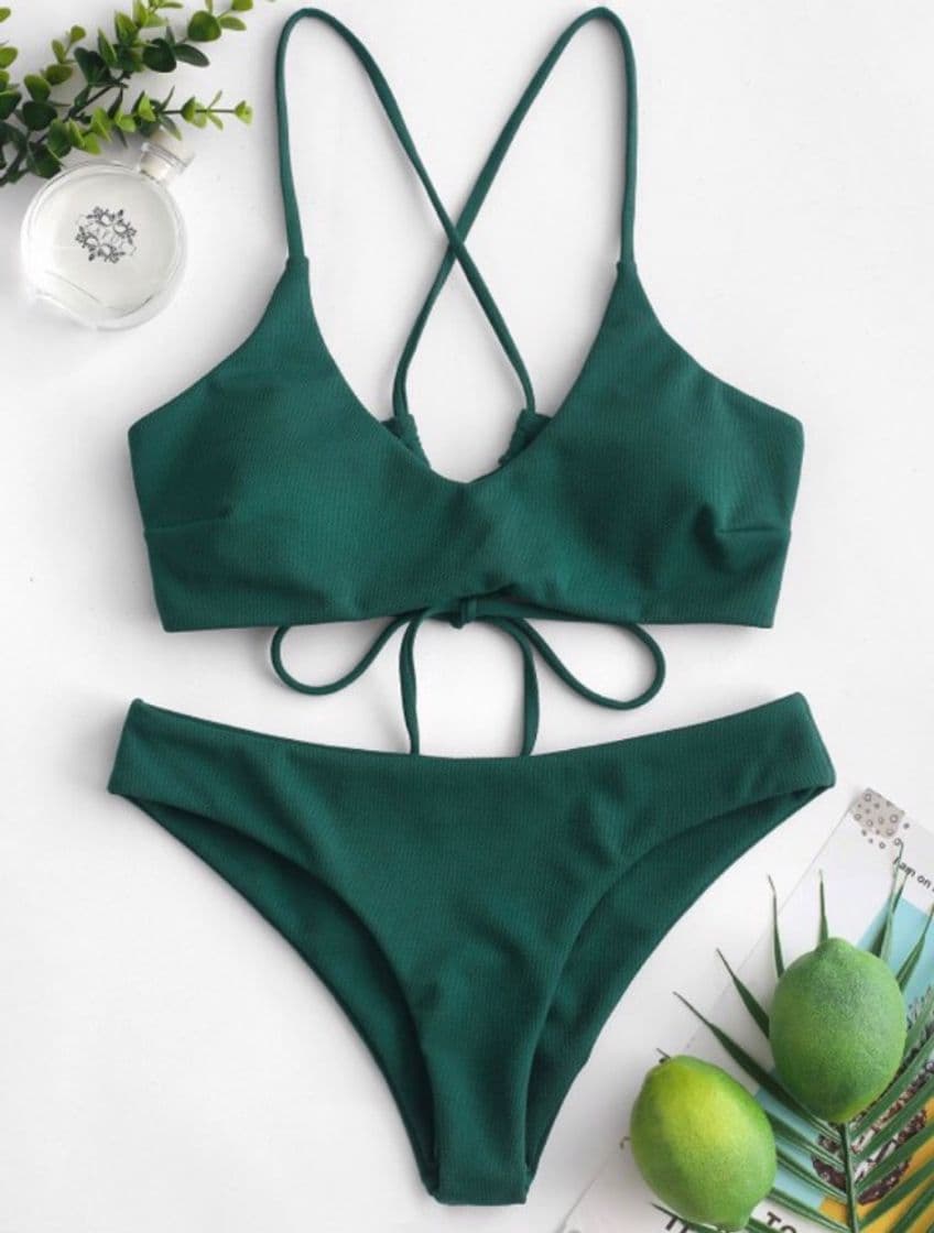 Moda Bikini verde