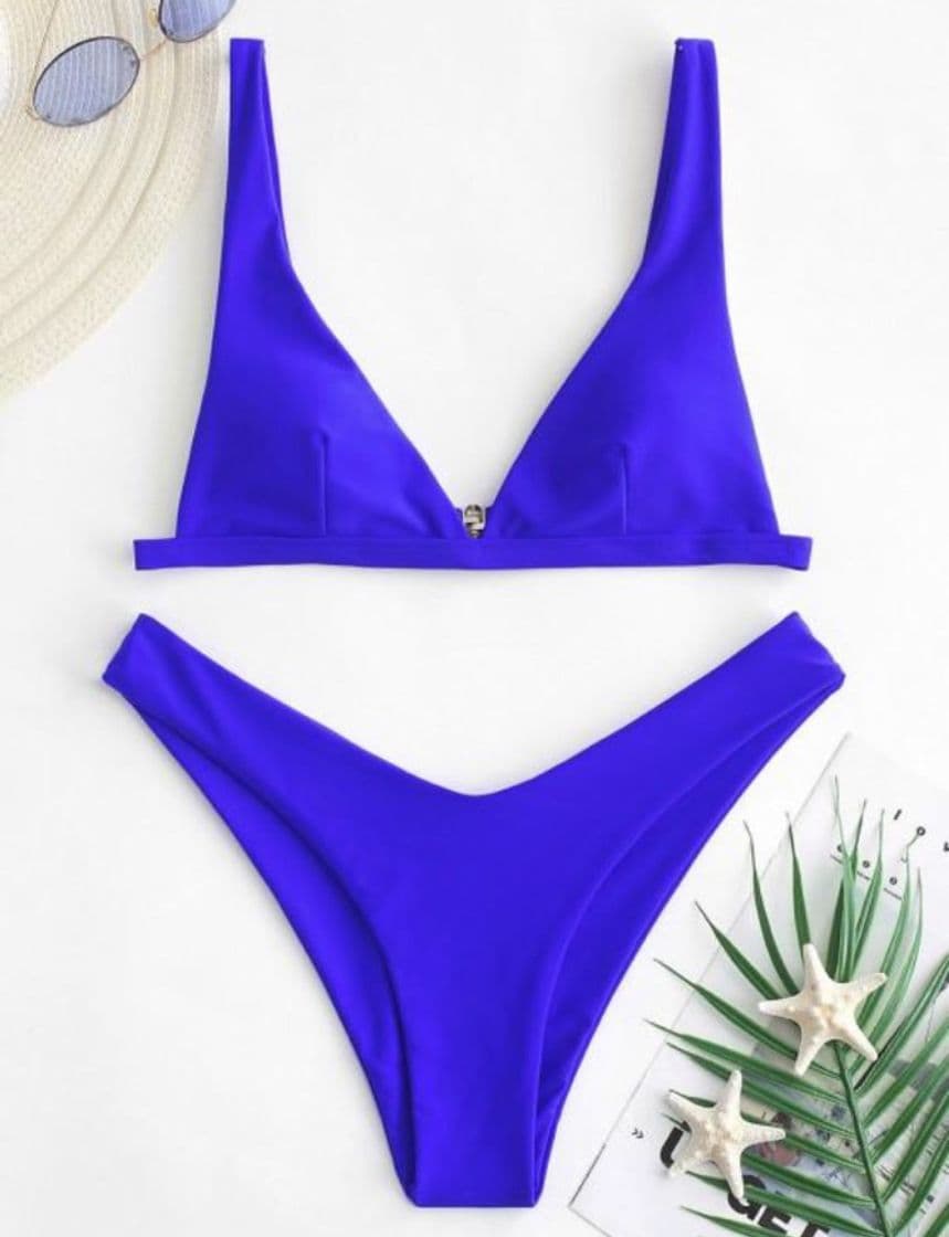 Moda Bikini azul eléctrico 