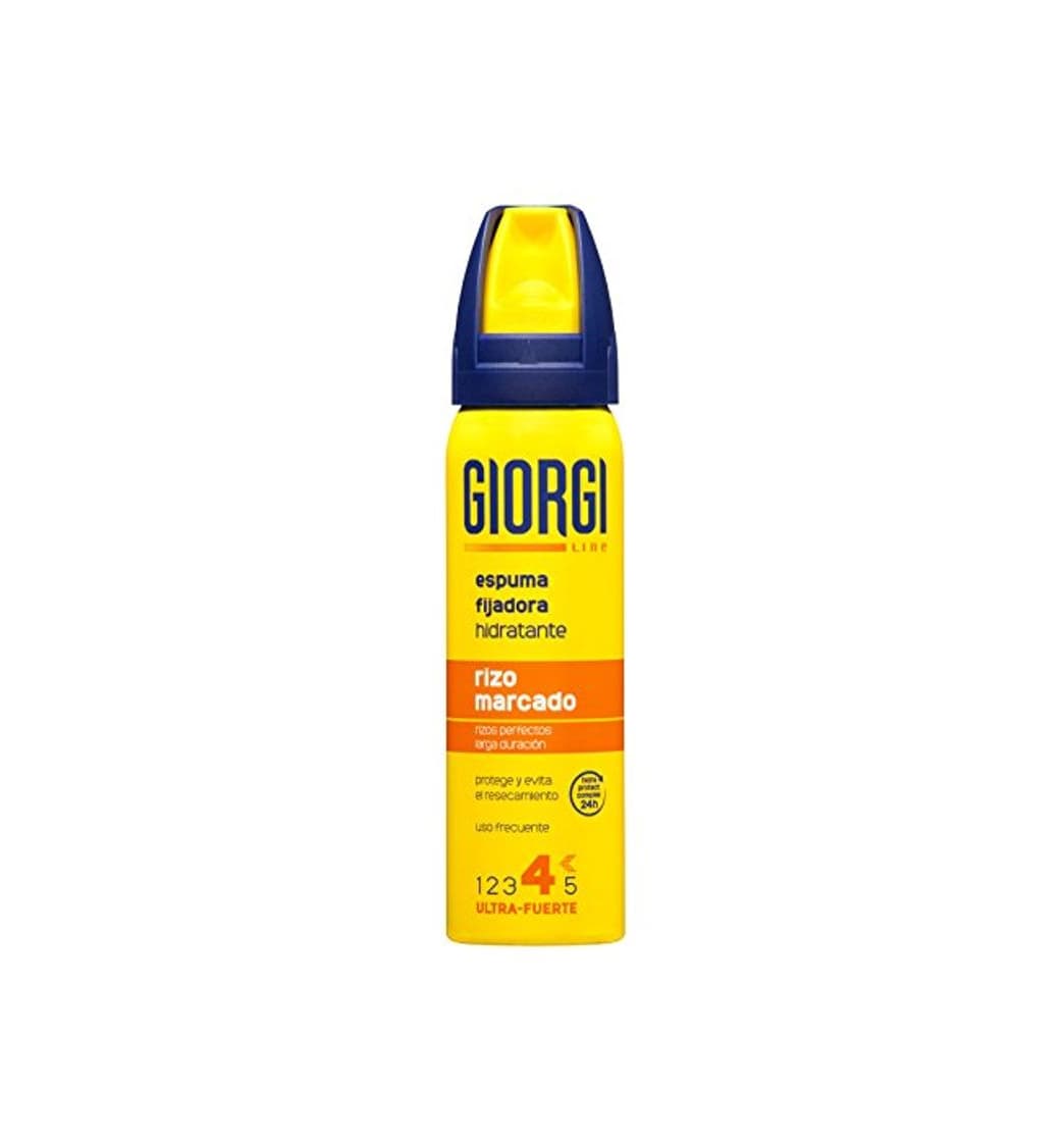 Product GIORGI LINE espuma fijadora rizo marcado ultra fuerte formato viaje spray 100 ml