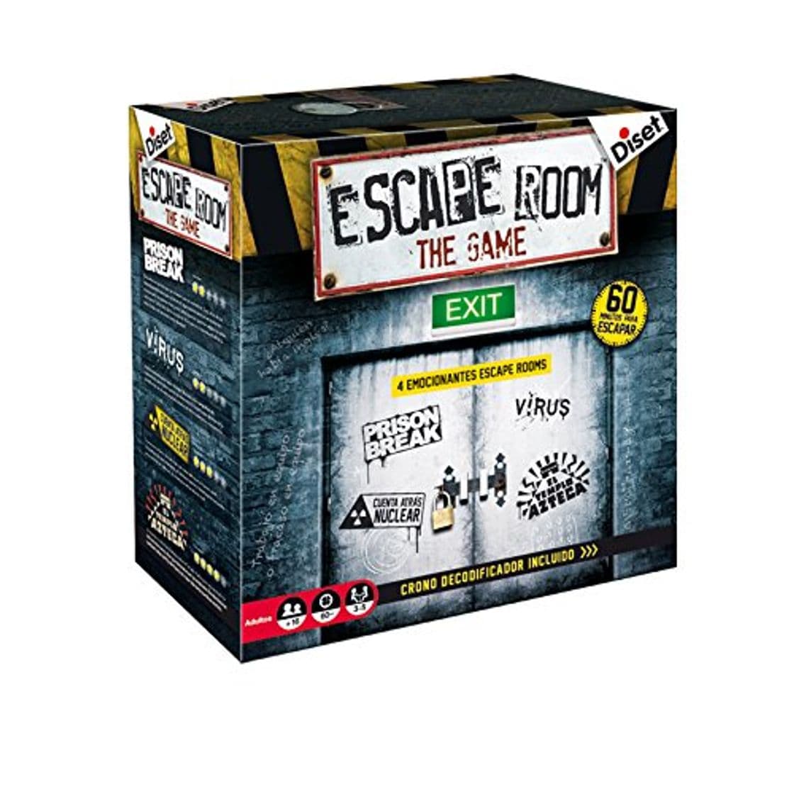 Producto Diset- Juego Escape Room Habilidad/Estrategia, Miscelanea