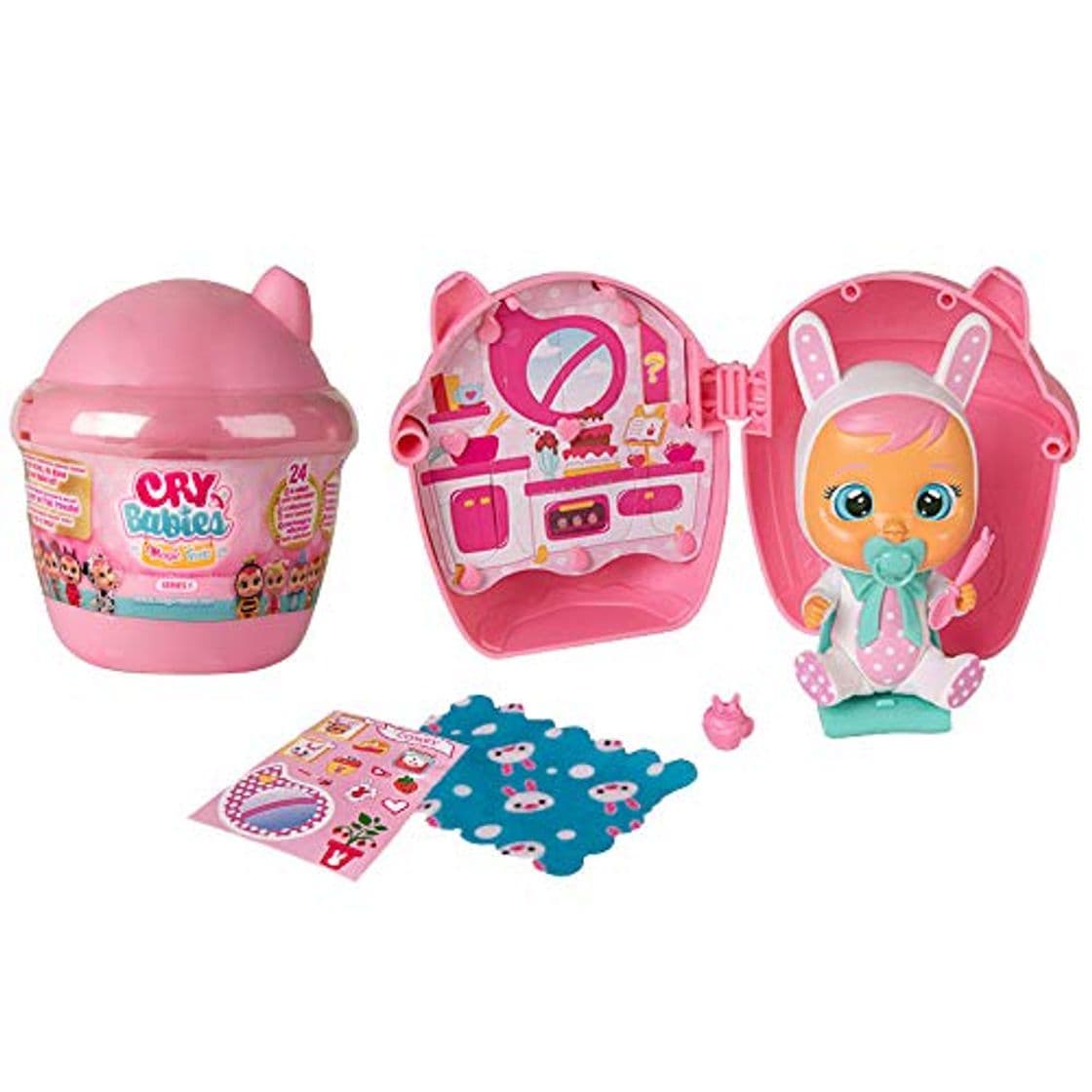 Lugar IMC Toys- Bebés Minibebé Llorones Lágrimas Mágicas, Multicolor, Bibe Casita - Surtido