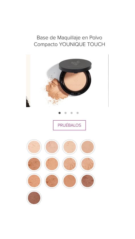 Producto Polvos compactos