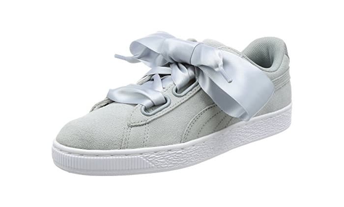 Product Puma Suede Heart Safari, Zapatillas para Mujer, Gris