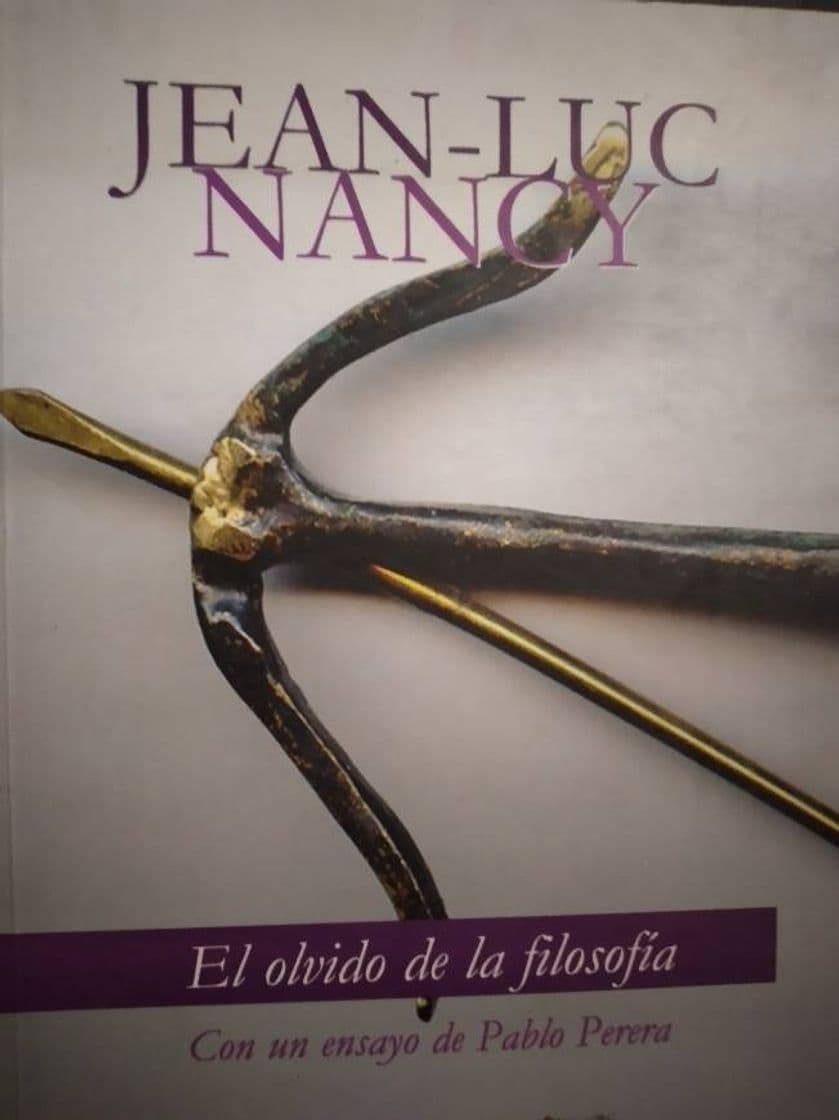 Libro El olvido de la filosofía