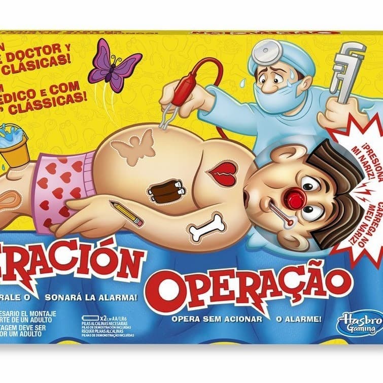 Fashion Hasbro Gaming B2176B09 Operación - Juego para niños, 6+ años ...