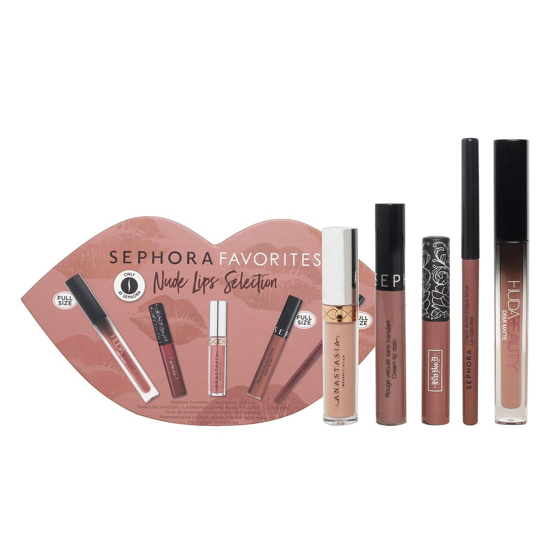 Moda Set nude lips - Coffret maquillage lèvres de SEPHORA FAVORITES ...