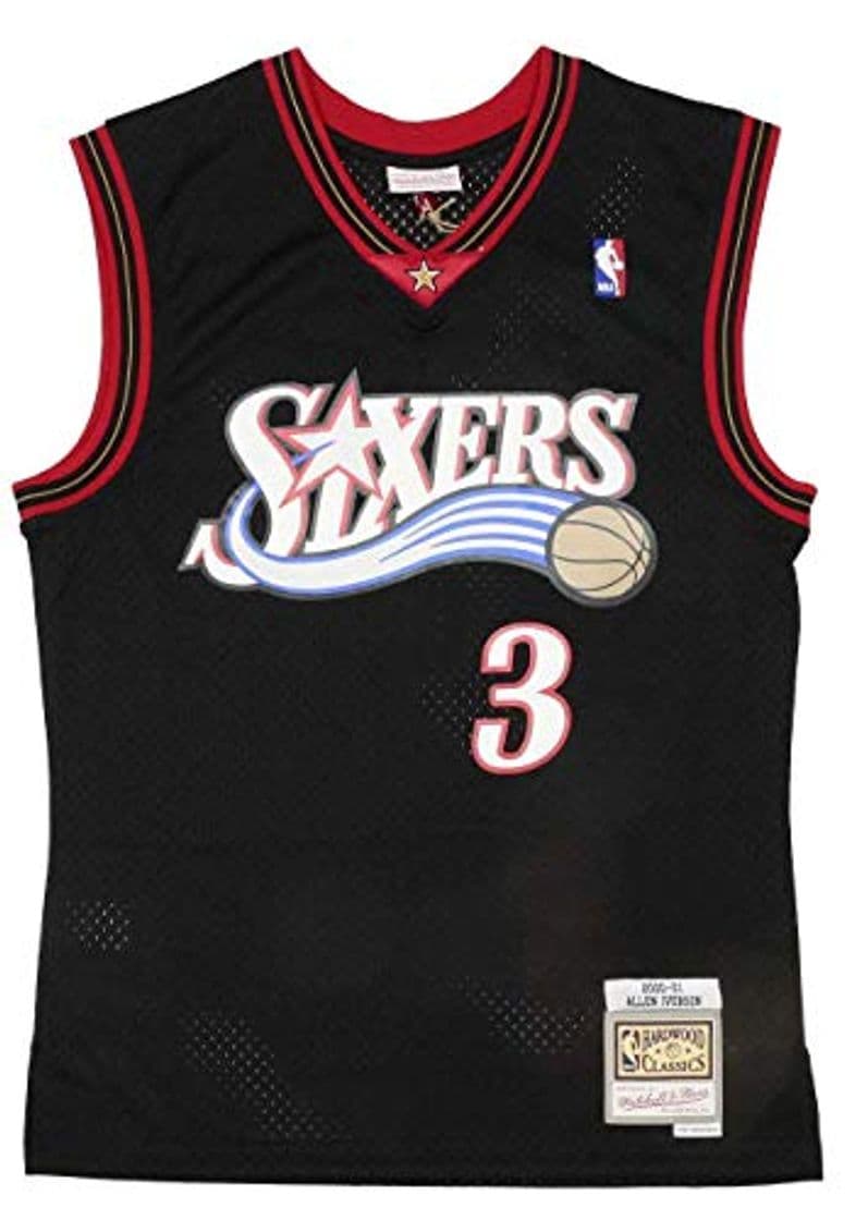 Moda Mitchell & Ness Philadelphia 76ers Allen Iverson Camiseta sin mangas black