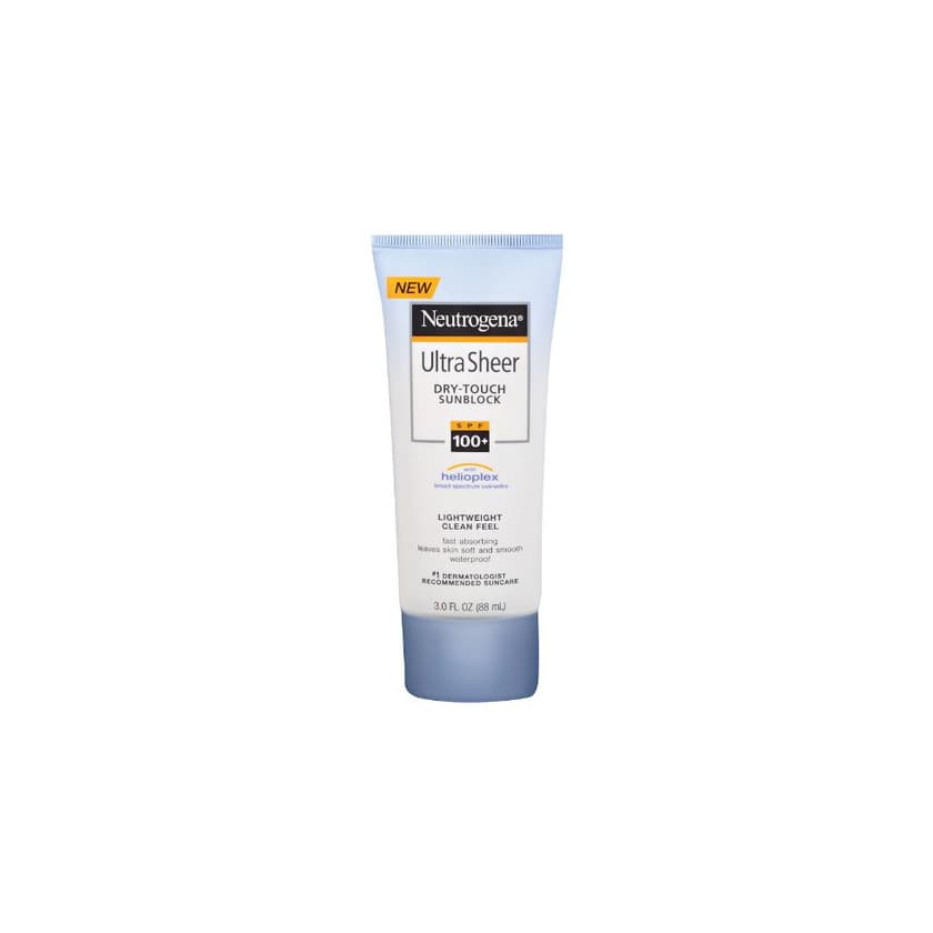 Belleza Neutrogena Ultra Sheer protector solar IP 100+