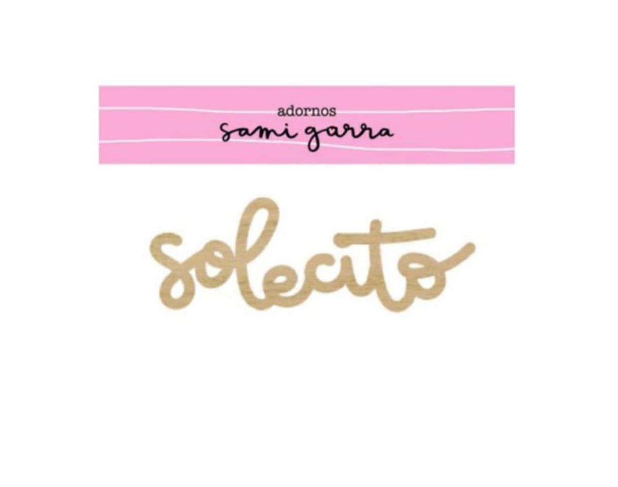 Producto Maderita "Solecito"