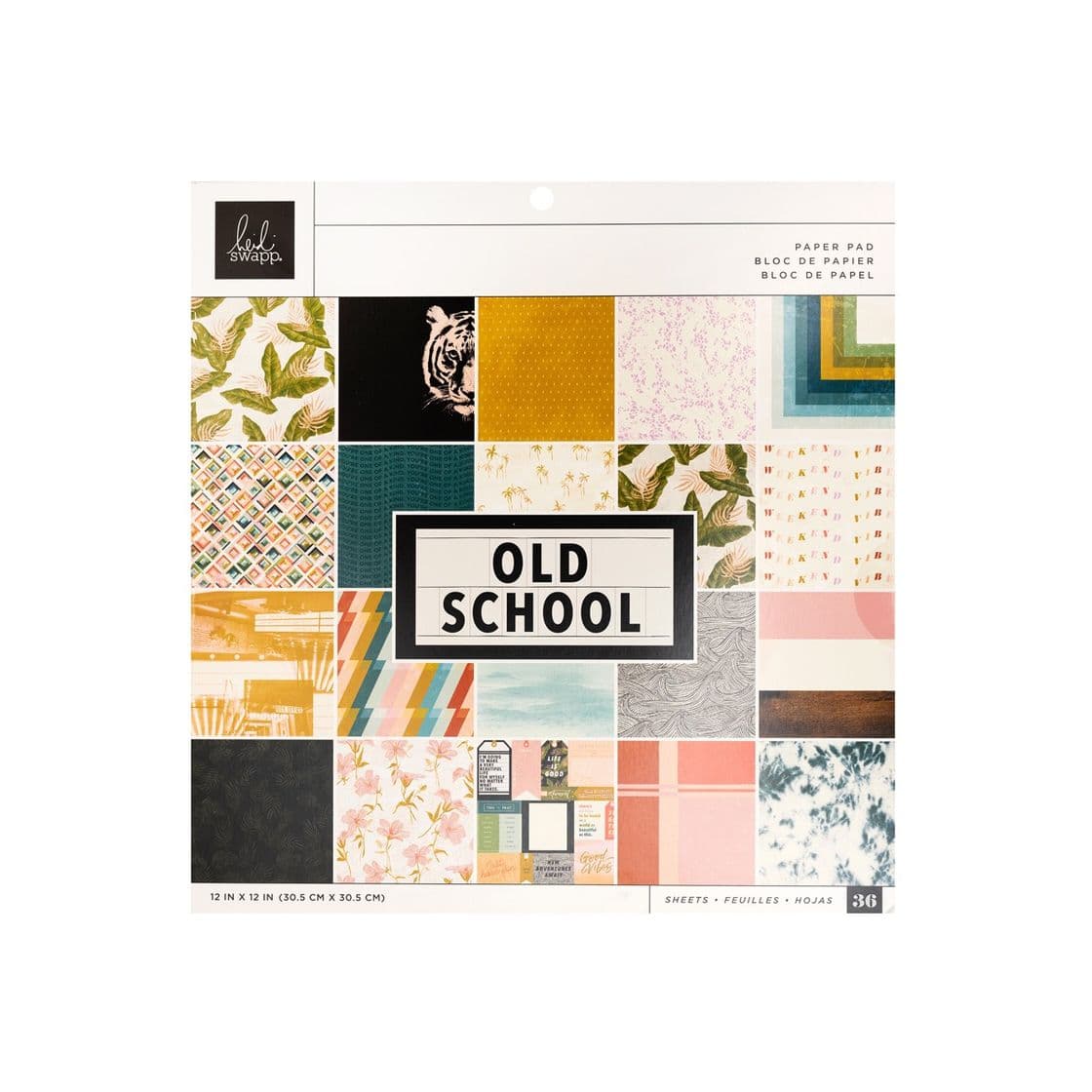 Producto Stack 12x12" Old School de Heidi Swapp