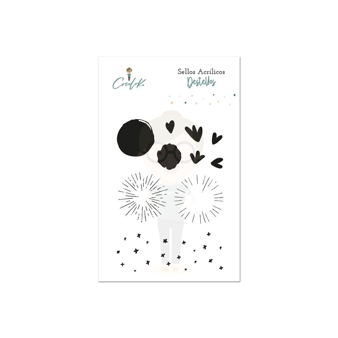 Producto Destellos Sellos de Scrapbooking Gaia — Cocoloko 