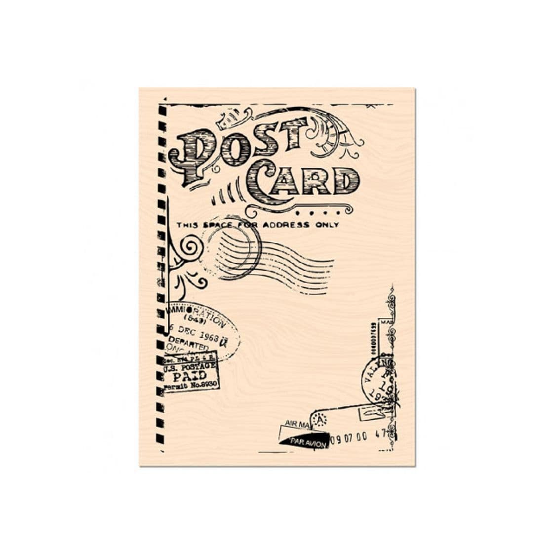 Producto Sello 
CARNET DE ROUTE POST CARD