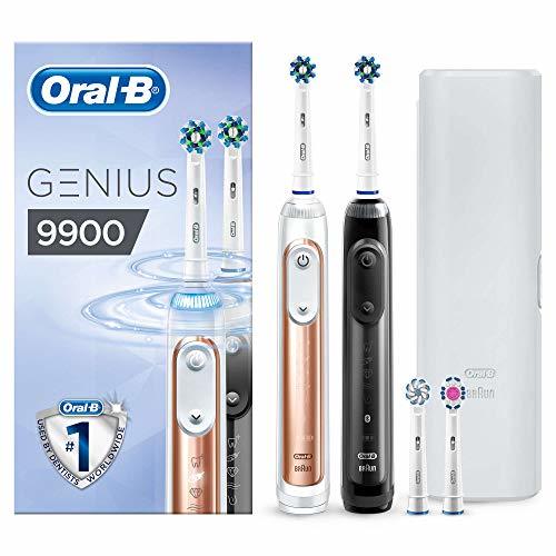 Place Oral-B Genius 9900 Cepillo de Dientes Eléctrico con Tecnología de Braun 2 Unidades