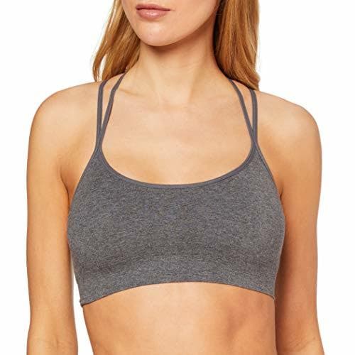 Product Women's Secret Bodily Back Straps Top Corto, Gris