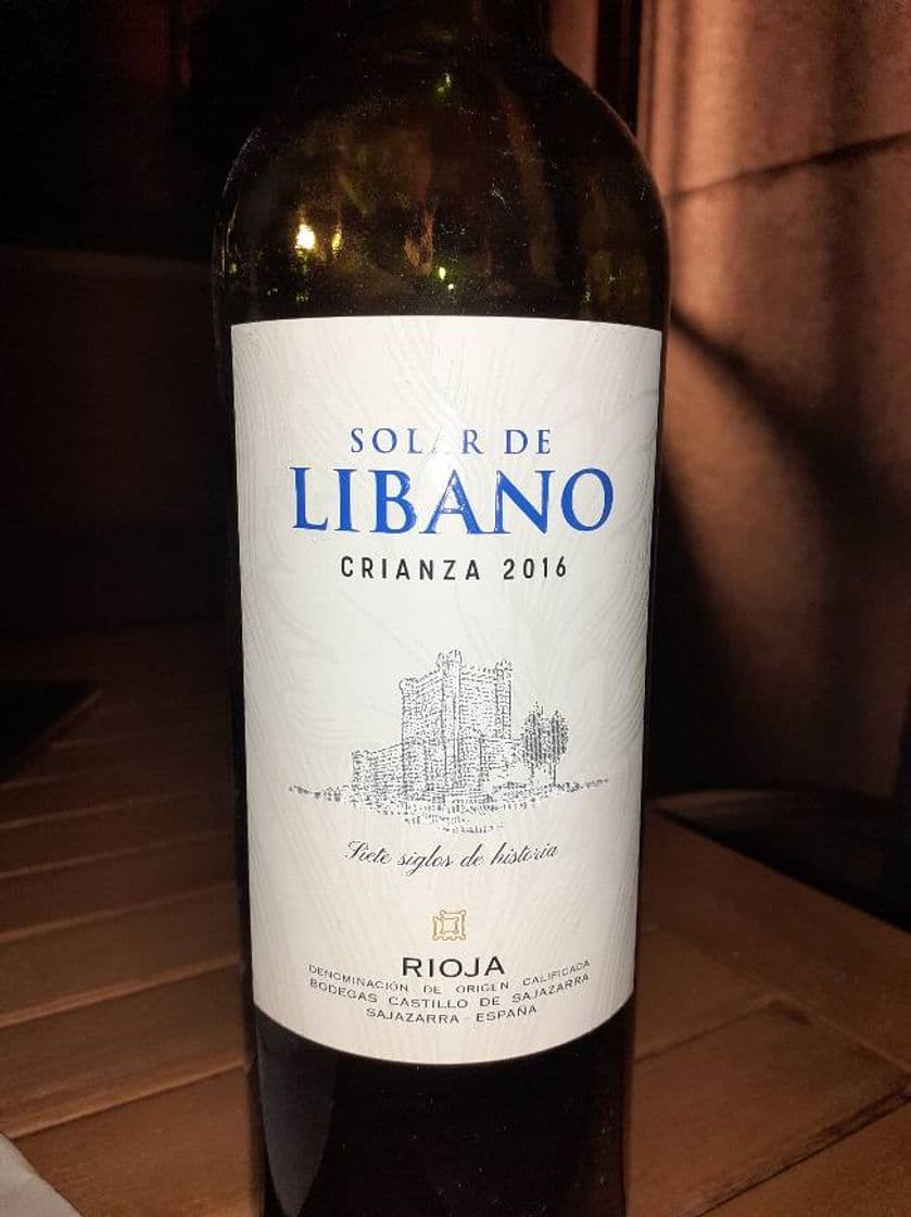 Producto Vino Tinto Solar de Líbano Crianza