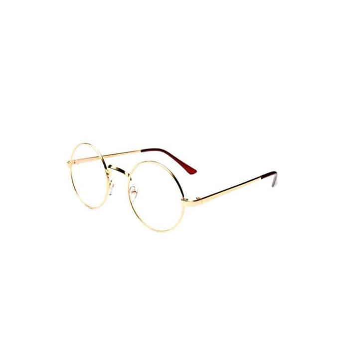 Moda Fossen Vintage Redondas Gafas Transparentes espejo para Adulto Mujer Hombre