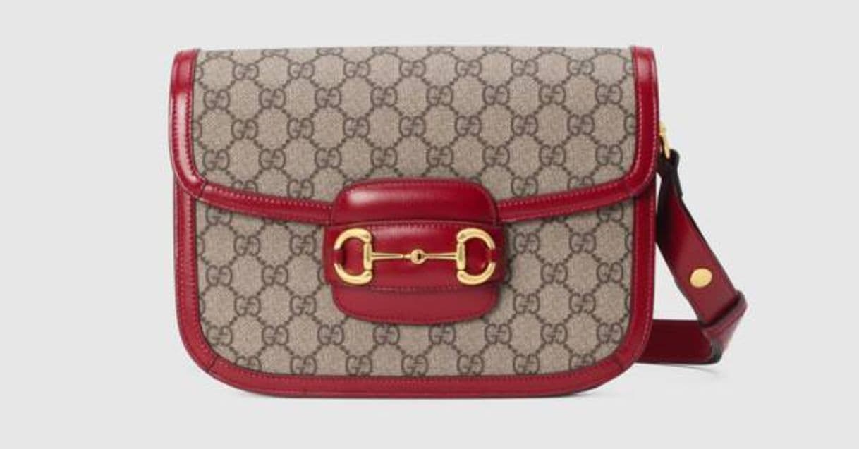 Fashion GG Supreme / Red Gucci 1955 Horsebit Shoulder Bag | GUCCI® US