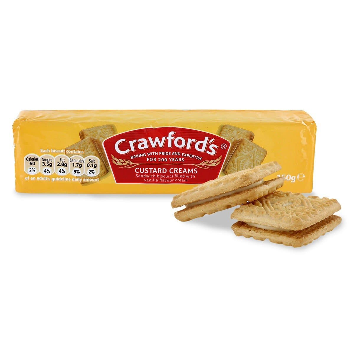 Fashion Crawfords Custard Creams - Biscuits Crackers