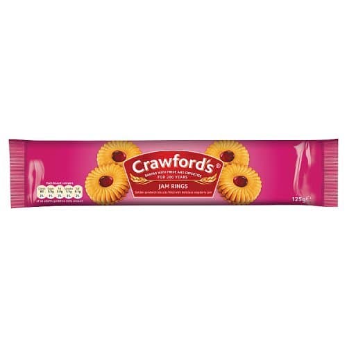 Fashion Crawfords Jam Rings - Biscuits Crackers