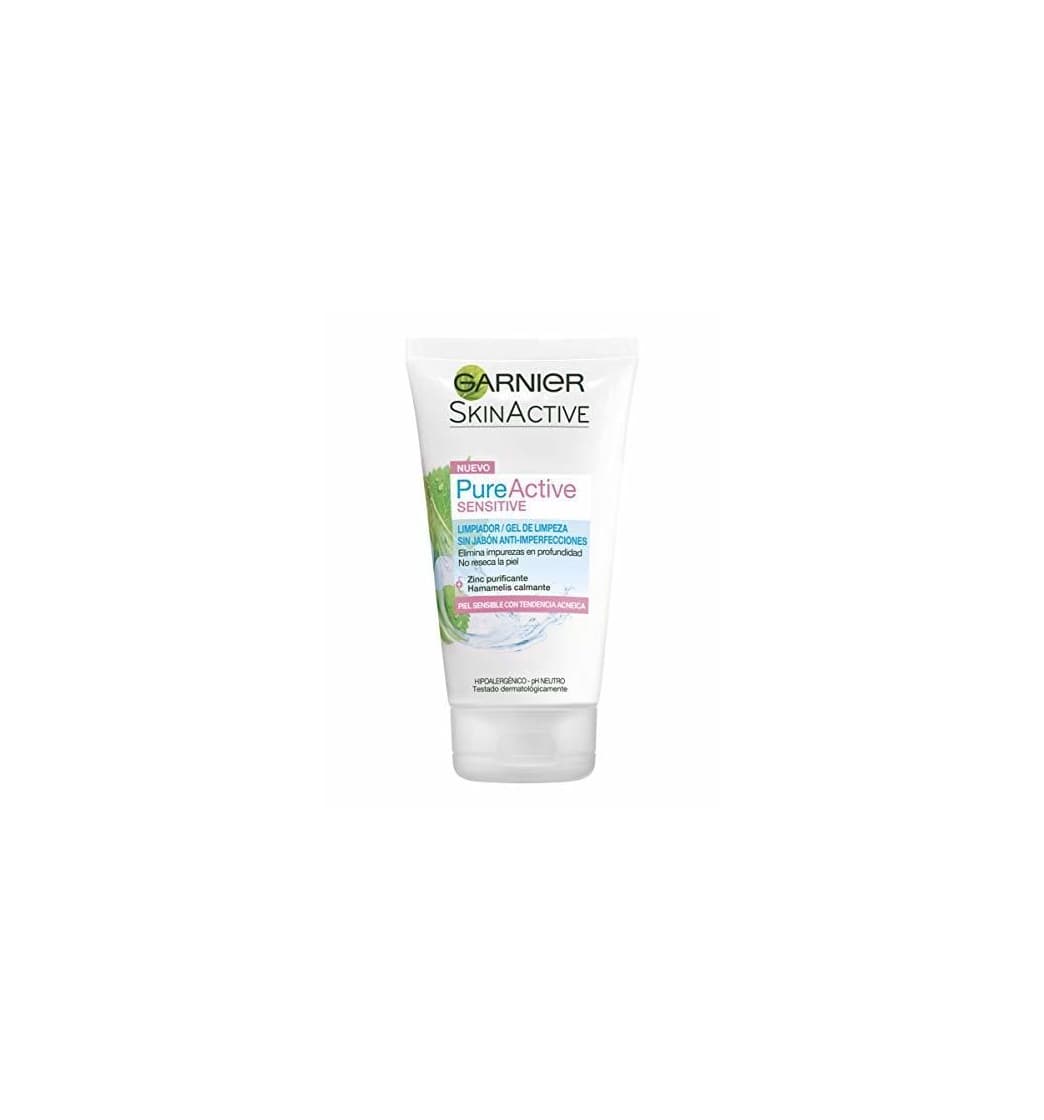 Beauty Garnier Skin Active Pure Active Sensitive Limpiador sin Jabón Anti-Imperfecciones para Pieles