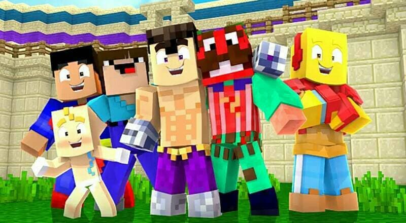 Fashion MINECRAFT CON NOOBS - COMBATES DE GLADIADORES! #52 ...